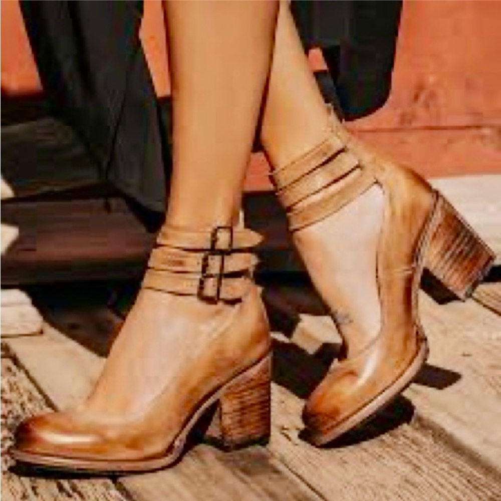 Freebird Randi Tan Size 10 Heeled Mary Jane